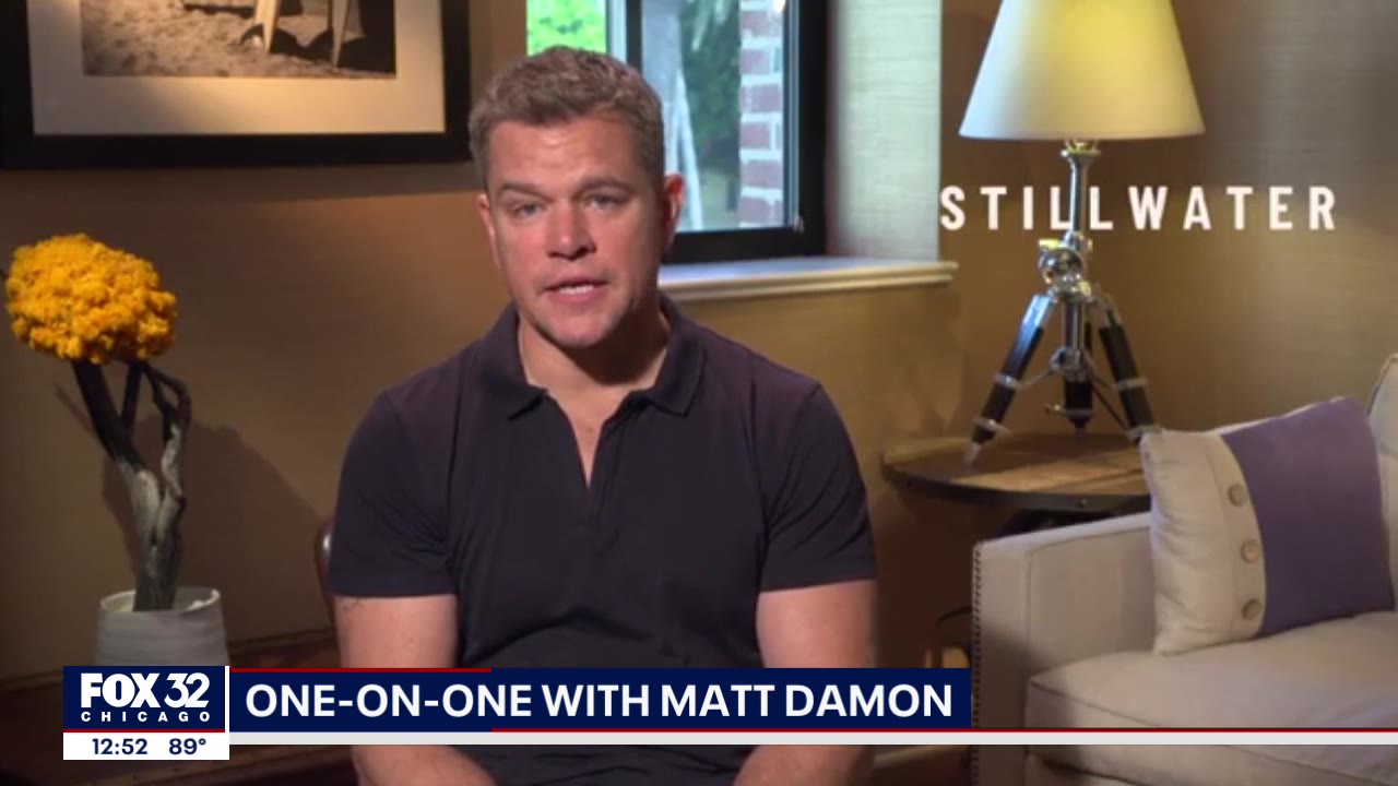 Matt Damon talks new film 'Stillwater'