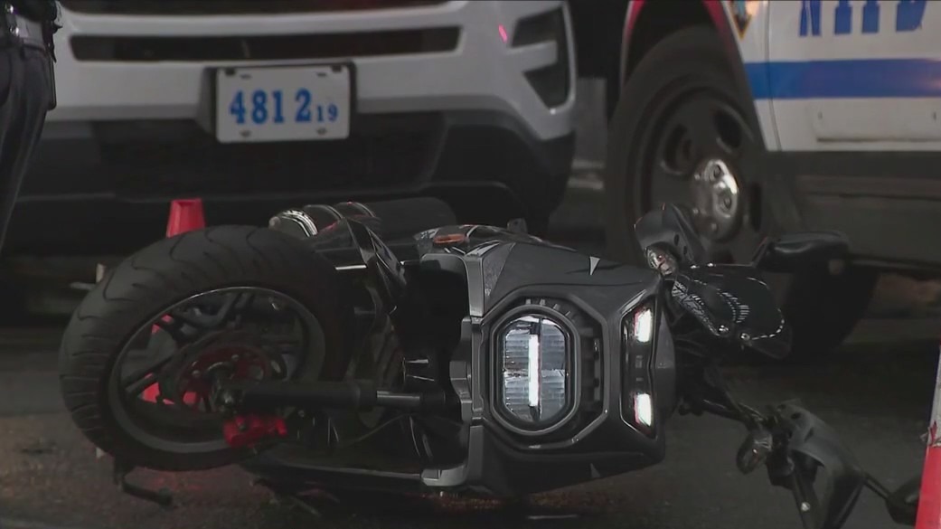Motorcycle driver dies in collision with MTA bus