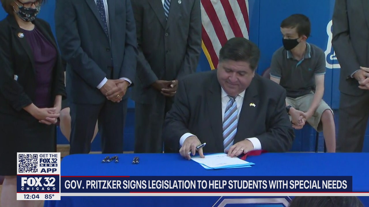 Gov. Pritzker signs legislation to help students with special needs ...