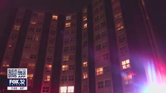 Multiple displaced after high rise fire in Skokie