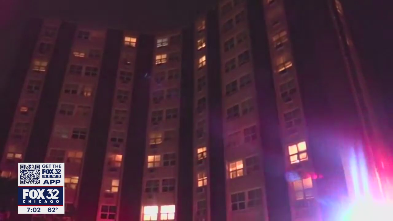 Multiple displaced after high rise fire in Skokie