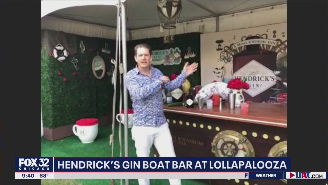 Hendrick's Gin Boat Bar at Lollapalooza