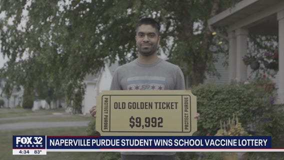 Naperville student wins $9k Purdue vaccine lottery