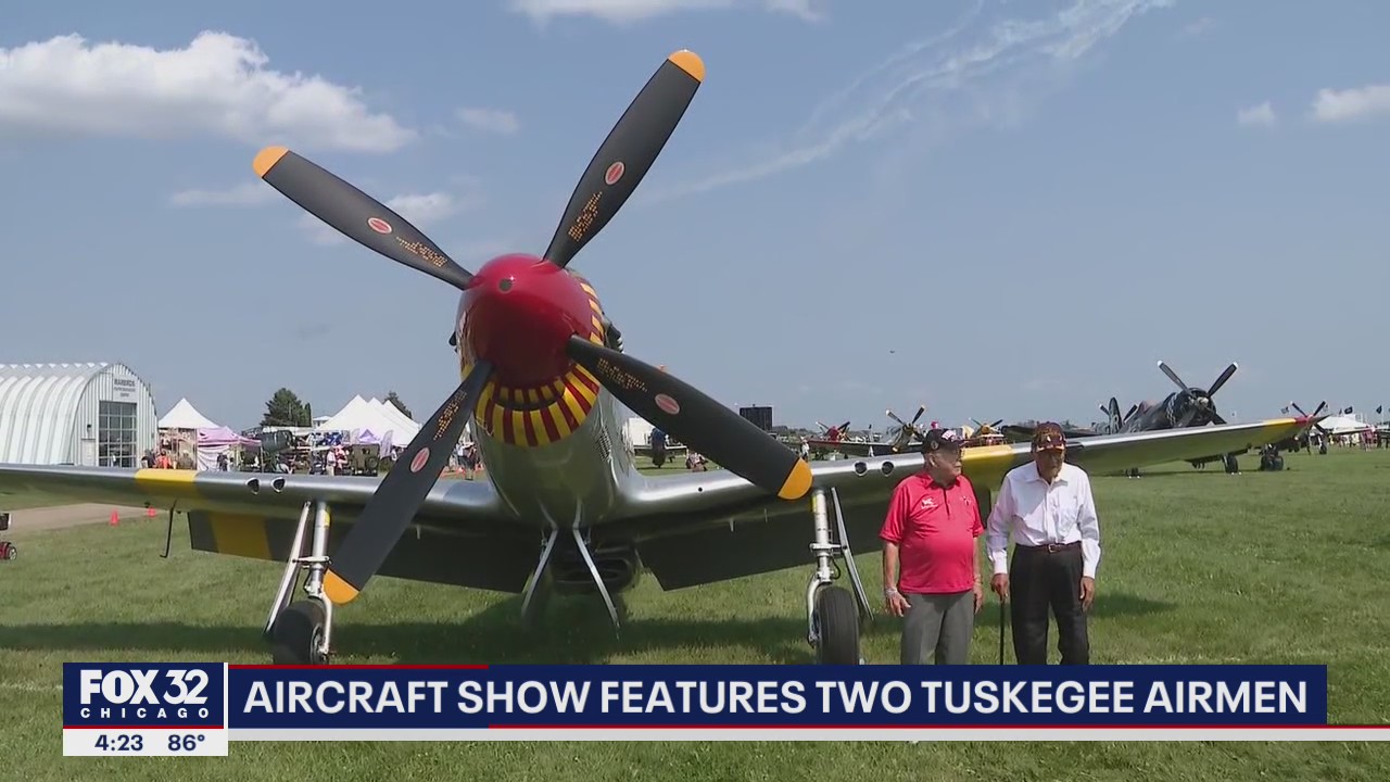 Wisconsin aircraft show features 2 Tuskegee Airmen