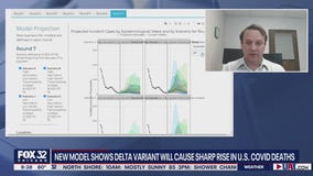 New model shows Delta variant will cause sharp rise in U.S. COVID deaths