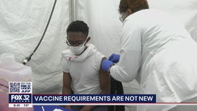 Experts say vaccine requirements are not new