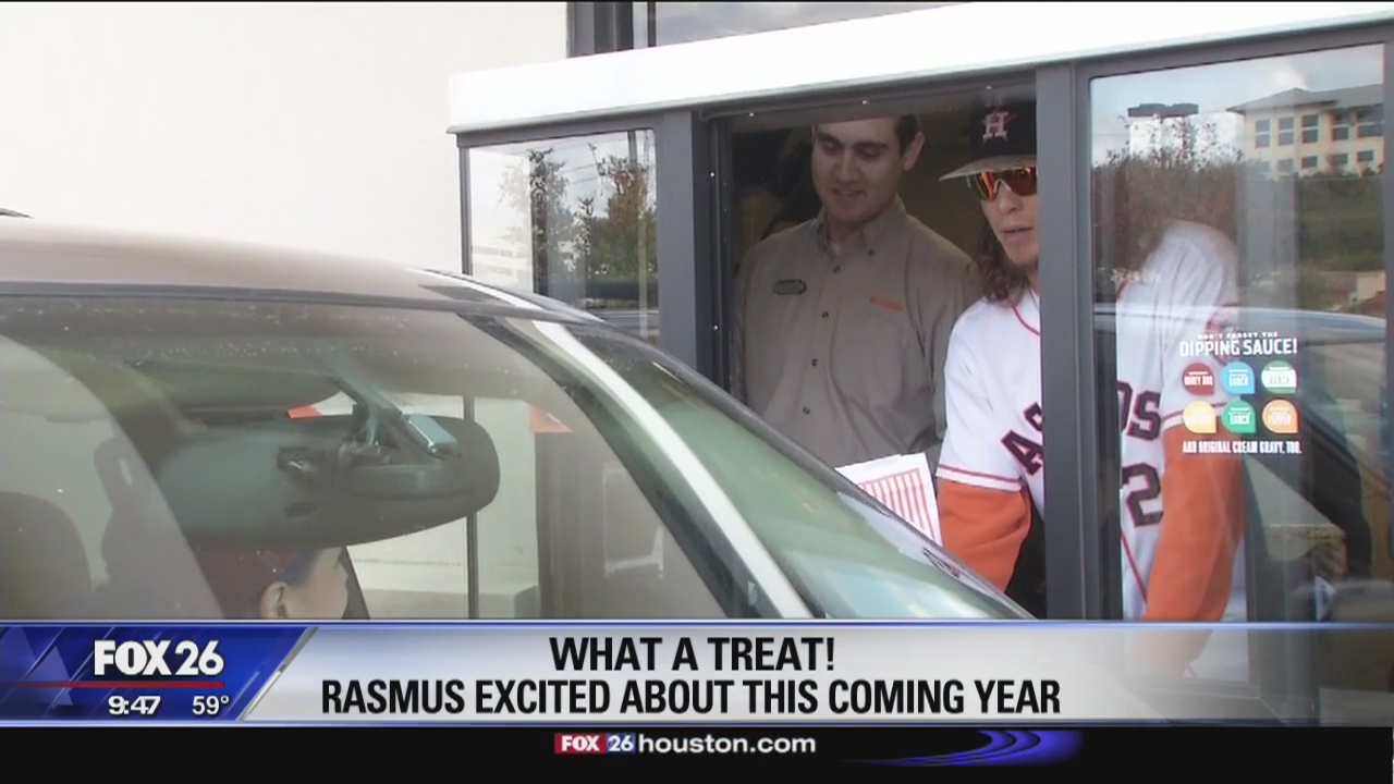 Astros' Rasmus serves up some Whataburger