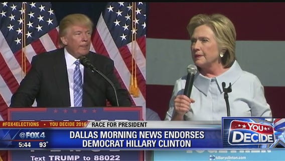Dallas Morning News defends endorsement of Hillary Clinton