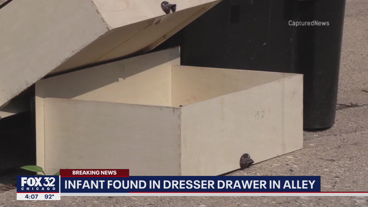 Infant found in dresser drawer in Chicago alley