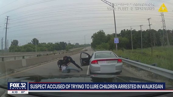 Suspect accused of trying to lure children arrested in Waukegan