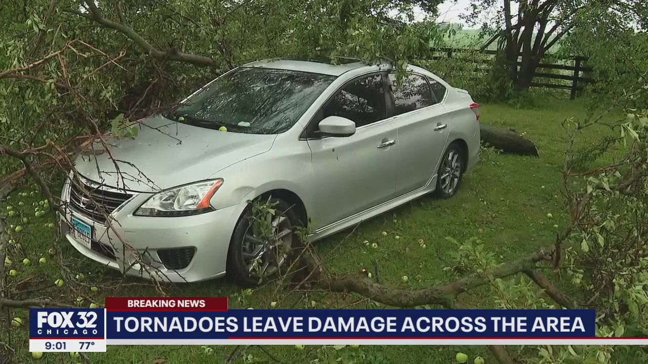 Tornadoes leave behind damage across Chicago area
