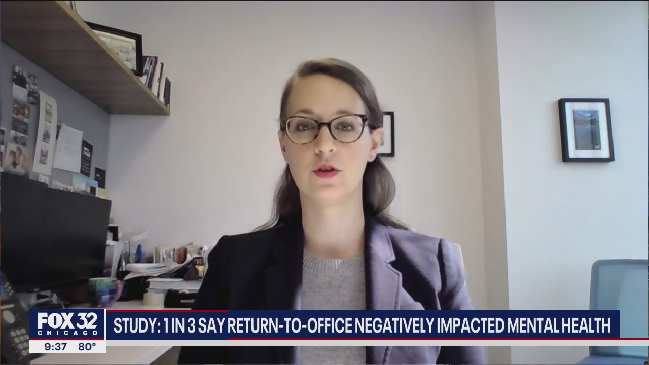 1 in 3 say returning to the workplace negatively impacted their mental health, study finds