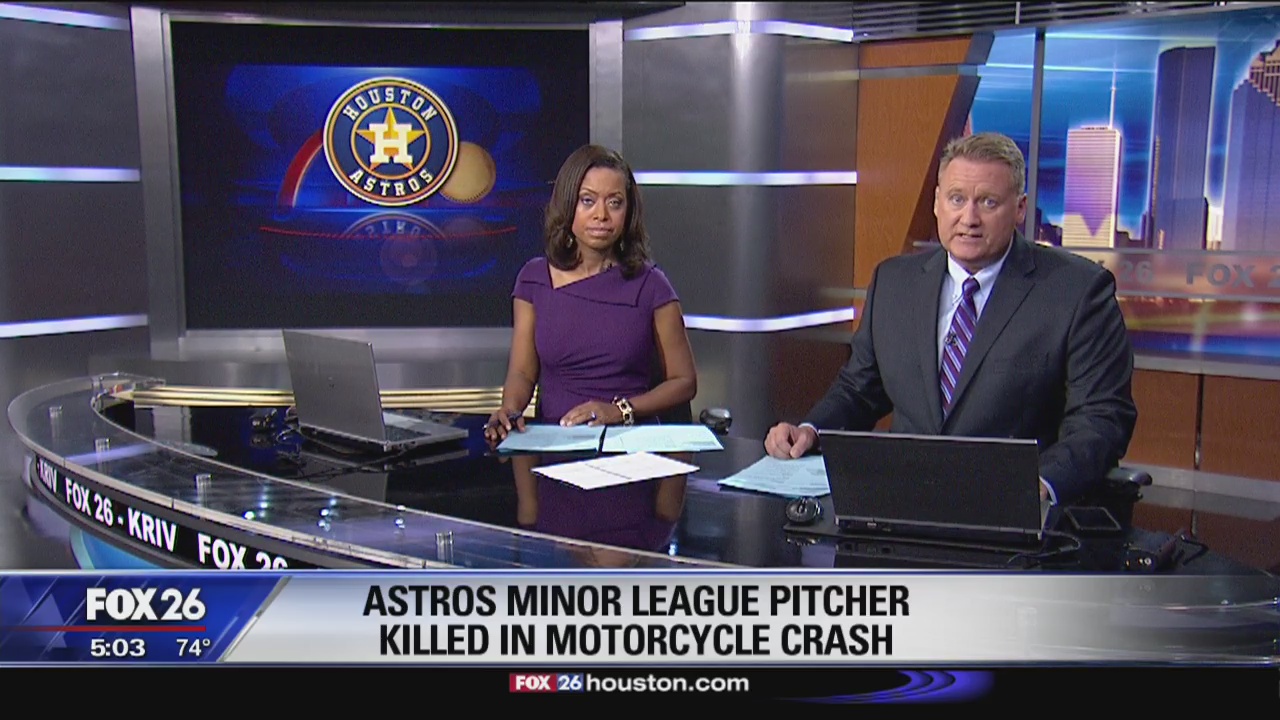 Astros minor league pitcher killed in motorcycle accident