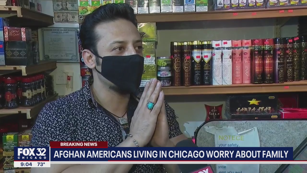 Afghan Americans living in Chicago worried about family