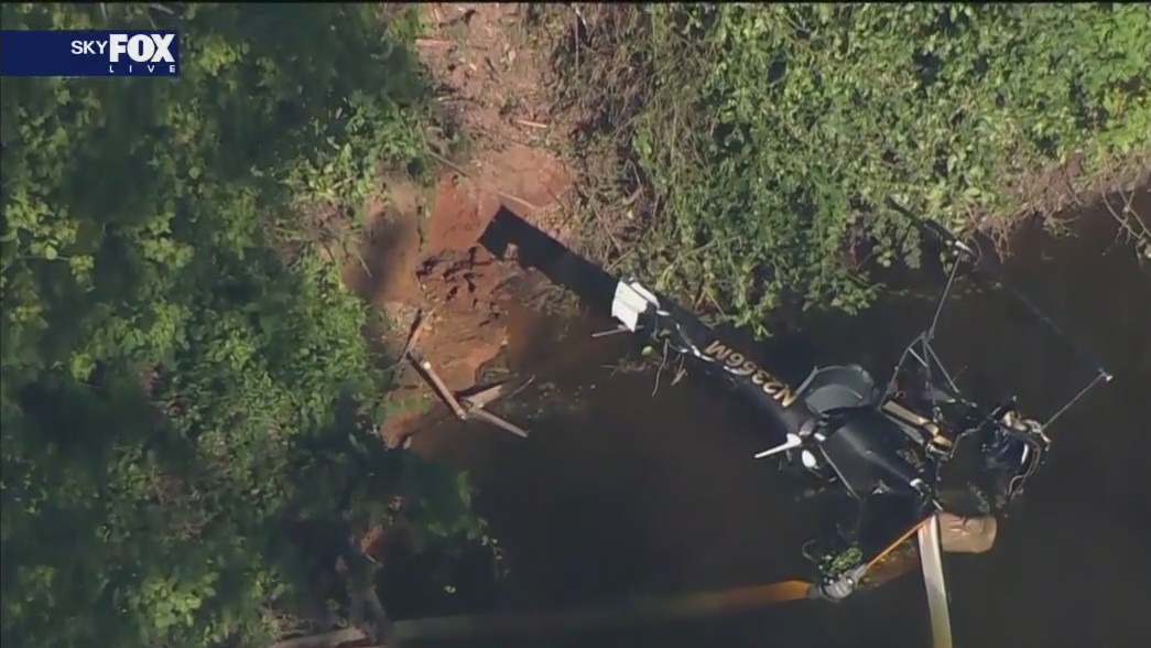 Helicopter crash in South Brunswick