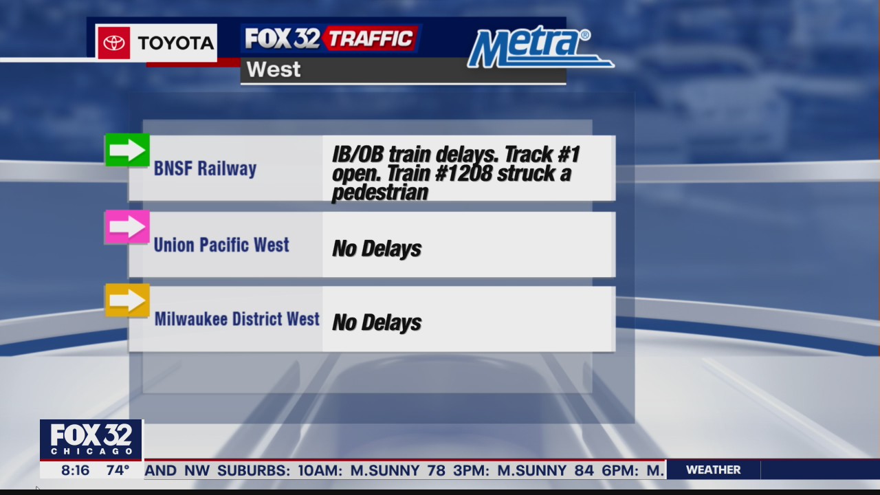 Metra train hits pedestrian | FOX 32 Chicago