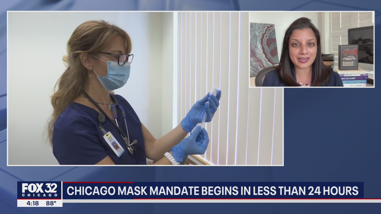 Chicago mask mandate indoors begins Friday