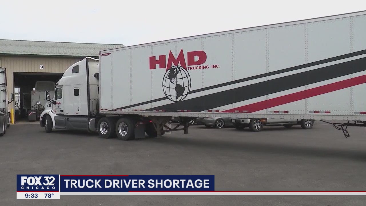 Truck driver shortage causing consumer prices to rise
