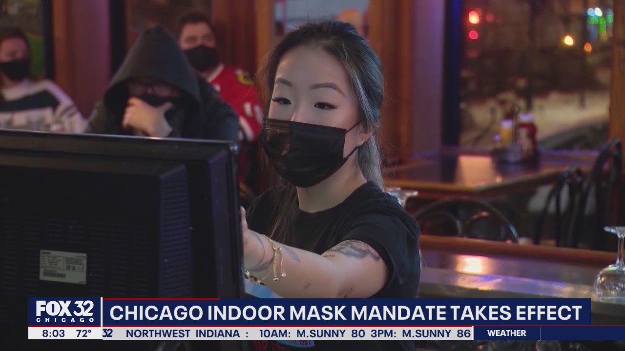 Chicago indoor mask mandate takes effect Friday