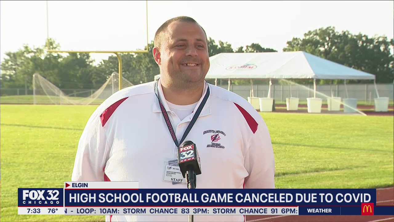 South Elgin High School looking for new opponent after football game canceled due to COVID