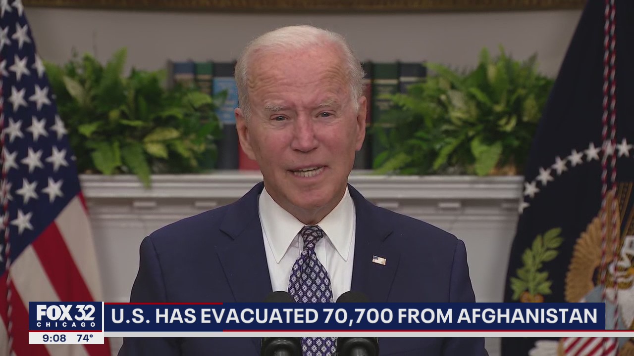 President Biden committed to ending Afghanistan evacuation by next week