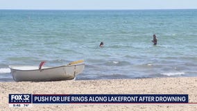 Chicago woman pushes for safety rings along lakefront after drowning