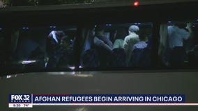 Afghan refugees begin arriving in Chicago