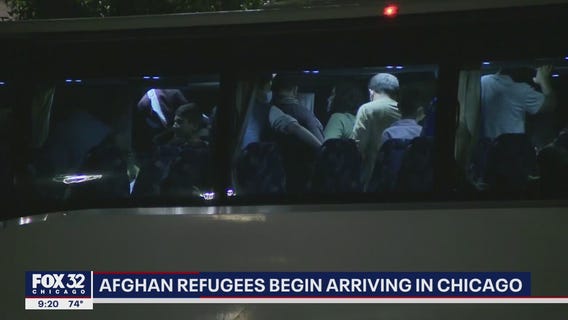 Afghan refugees begin arriving in Chicago