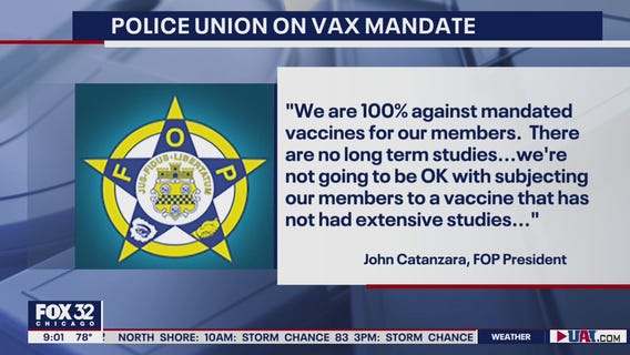 Chicago FOP vows to put up a fight against the vaccine mandate for city workers