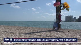 Push for life rings along lakefront after drowning