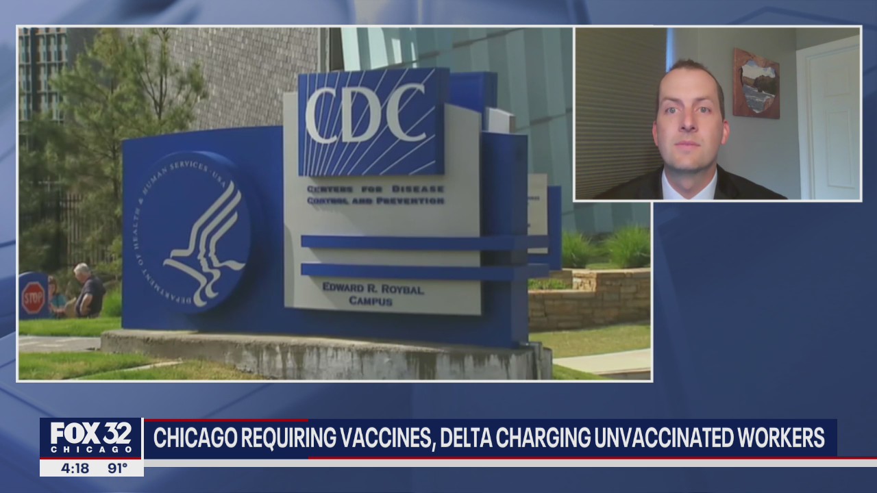 Chicago requiring vaccines for city employees, some companies charging unvaccinated workers