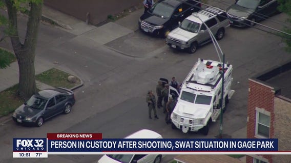 Person in custody after shooting, SWAT situation in Gage Park