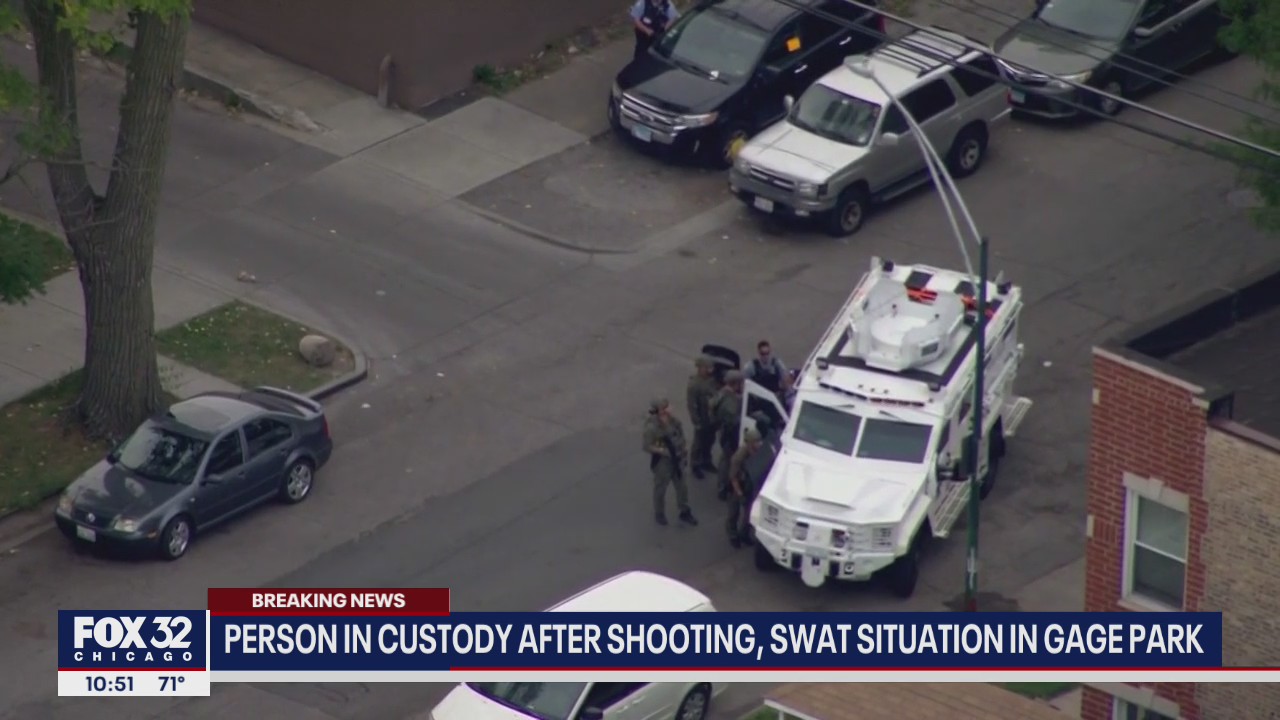 Person in custody after shooting, SWAT situation in Gage Park
