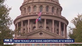 New Texas law bans abortions at 6 weeks