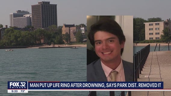 Park District takes down safety ring put up by Chicago resident after drowning