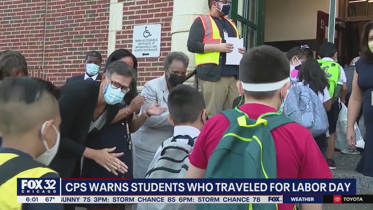 CPS says unvaccinated students who traveled for Labor Day will be required to quarantine