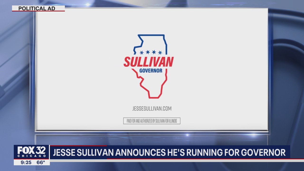 Jesse Sullivan announces run for Illinois governor