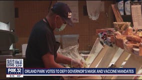 Orland Park to defy governor's mask, vaccine mandates