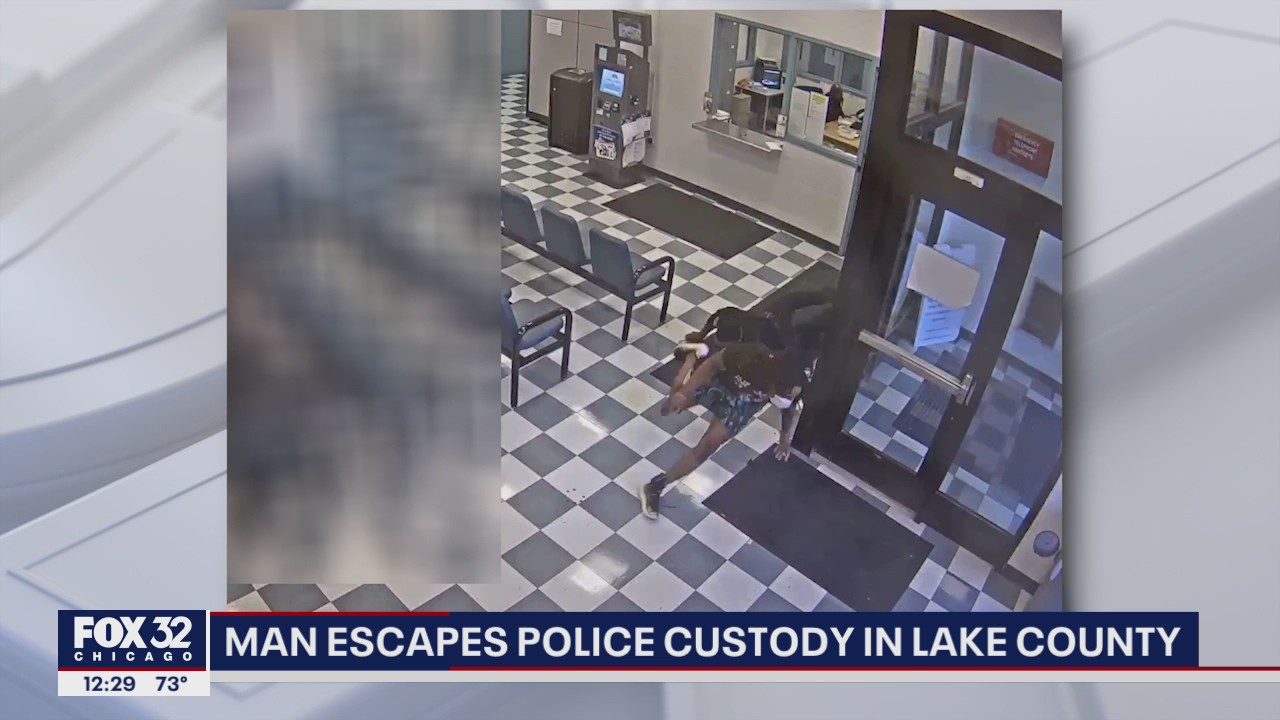 Man on the run after escaping police custody in Lake County