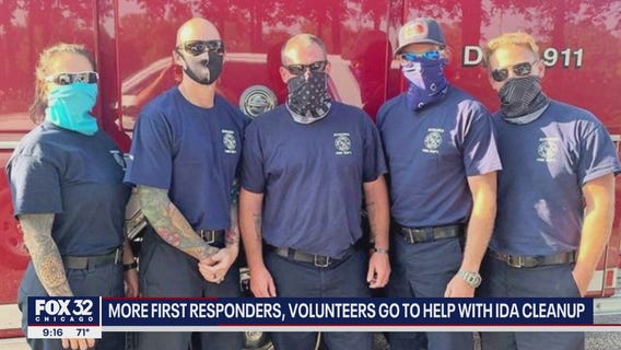 More Chicago area first responders, volunteers heading south to help with Ida cleanup