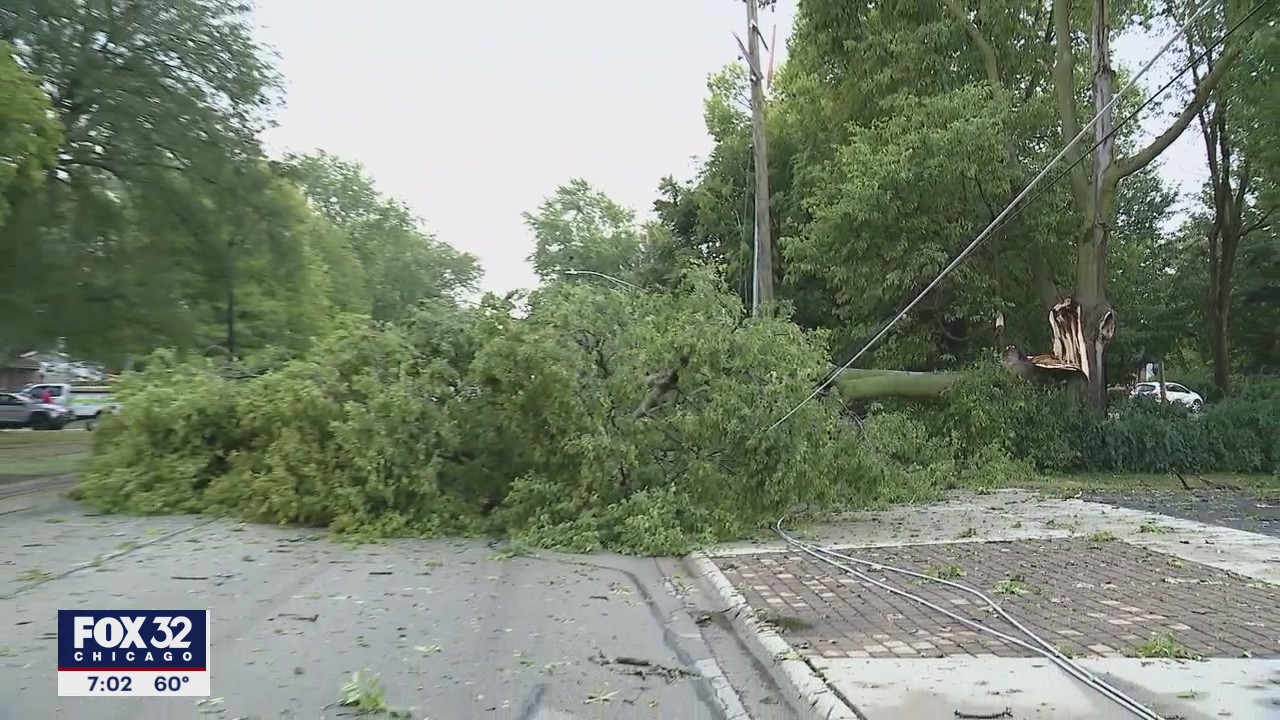 Cleanup begins across the Chicago-area after destructive storms