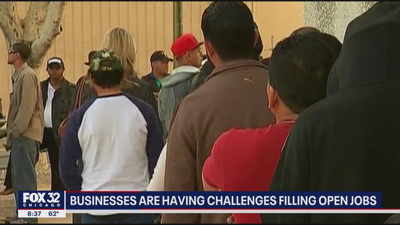US businesses struggling to fill open jobs amid worker shortage