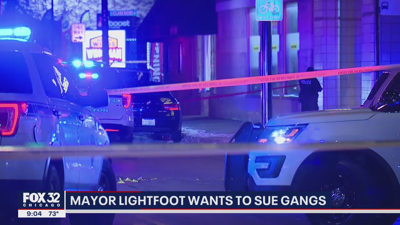 Chicago Mayor Lightfoot wants to sue gangs