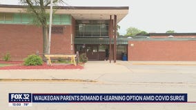 Waukegan parents demand e-learning option amid COVID-19 surge