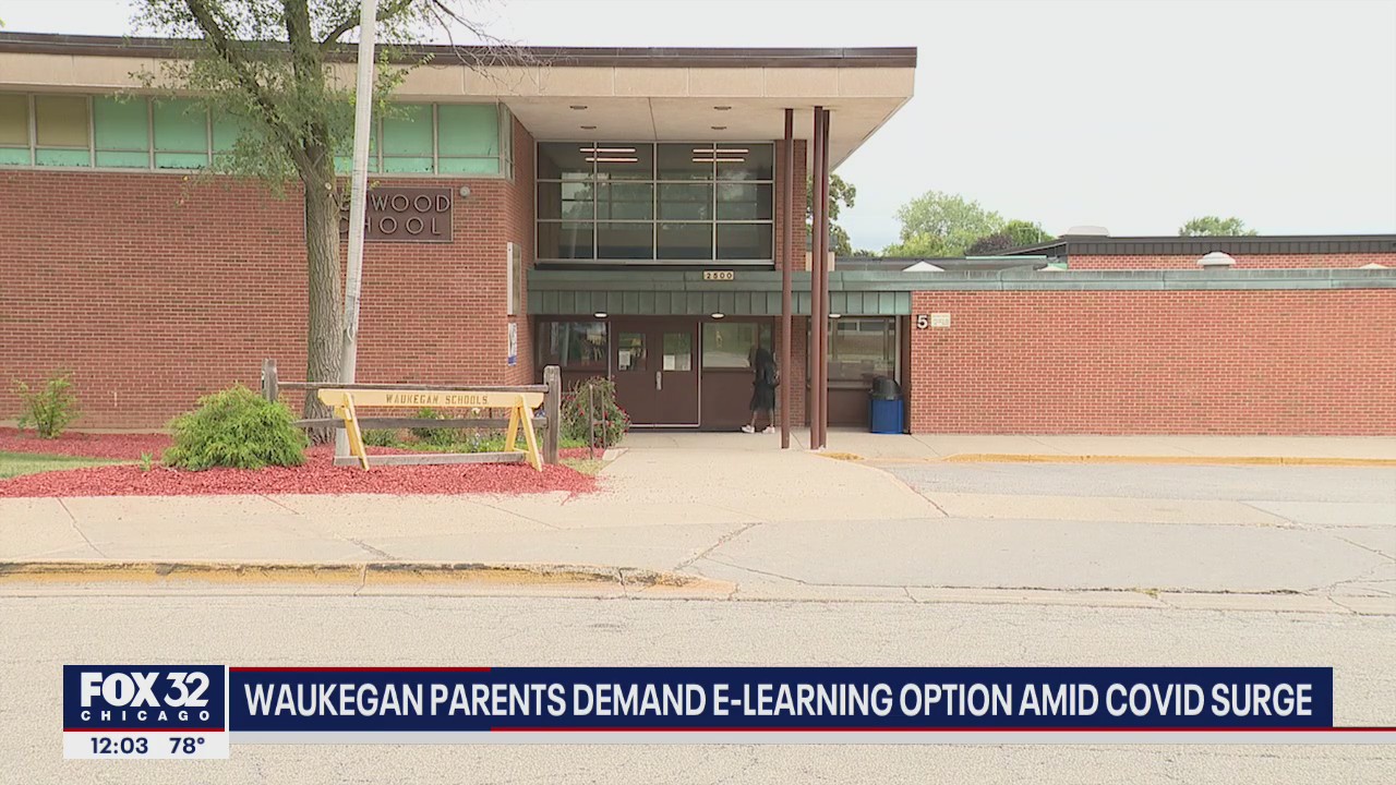 Waukegan parents demand e-learning option amid COVID-19 surge