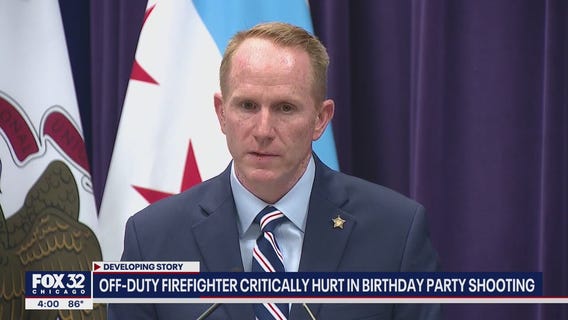 Off-duty Chicago firefighter critically injured in birthday party mass shooting