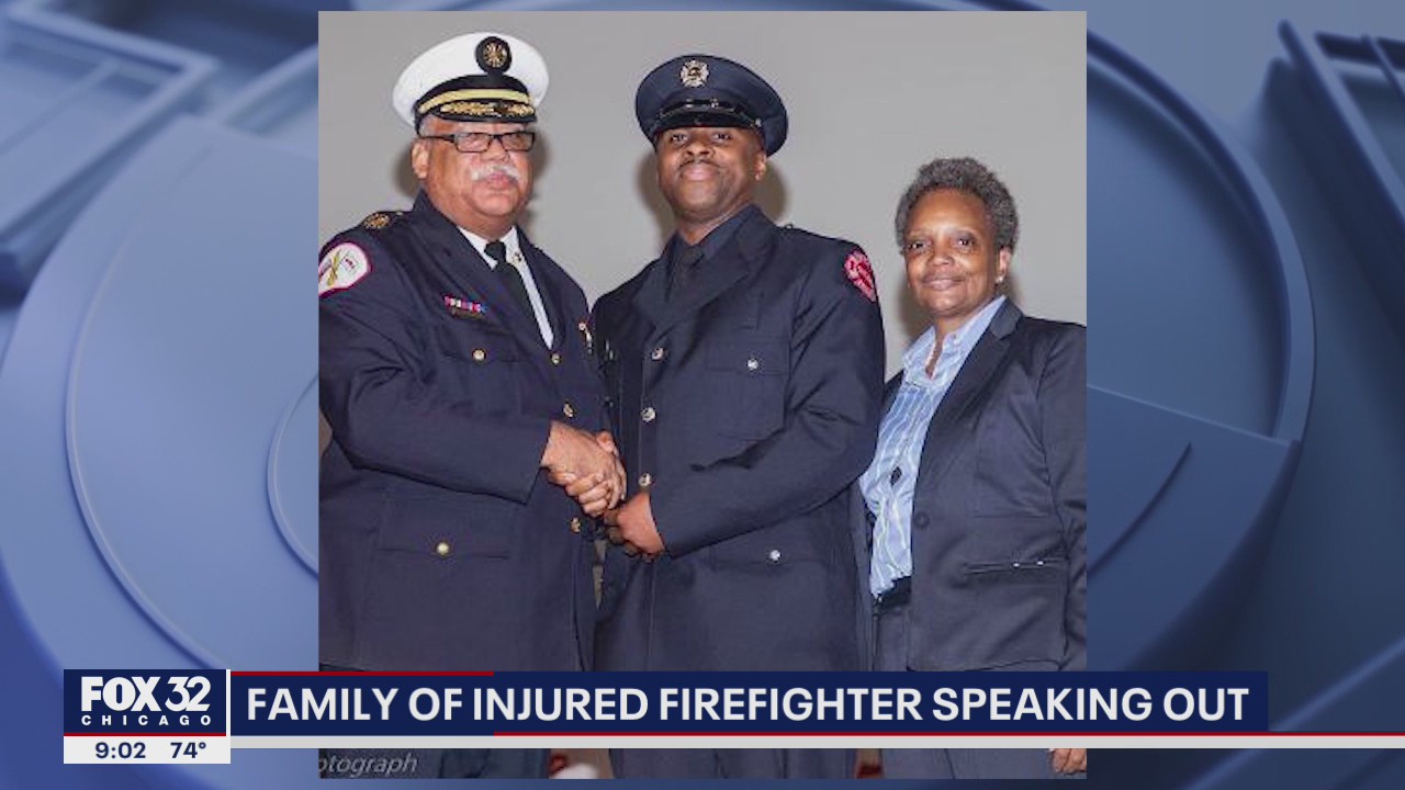 Family of Chicago firefighter injured in mass shooting speaks out