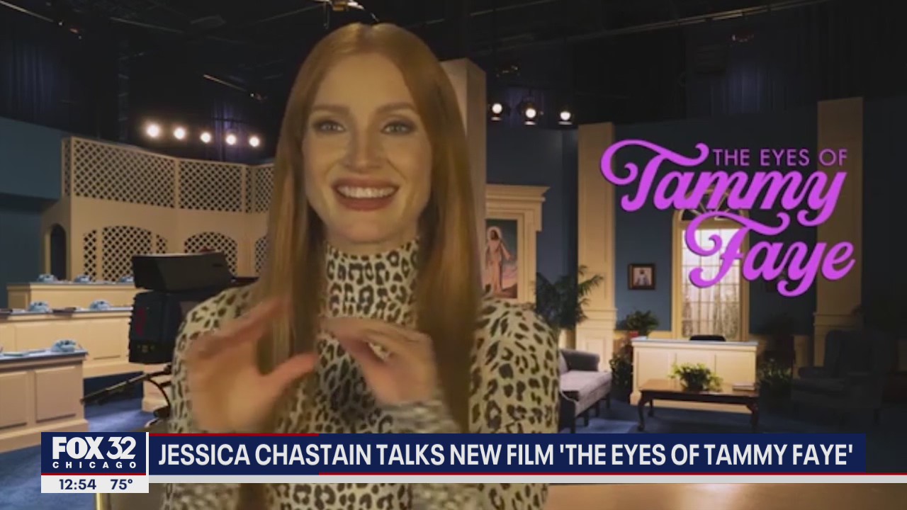 Jessica Chastain generating Oscar buzz with new film 'The Eyes of Tammy Faye'
