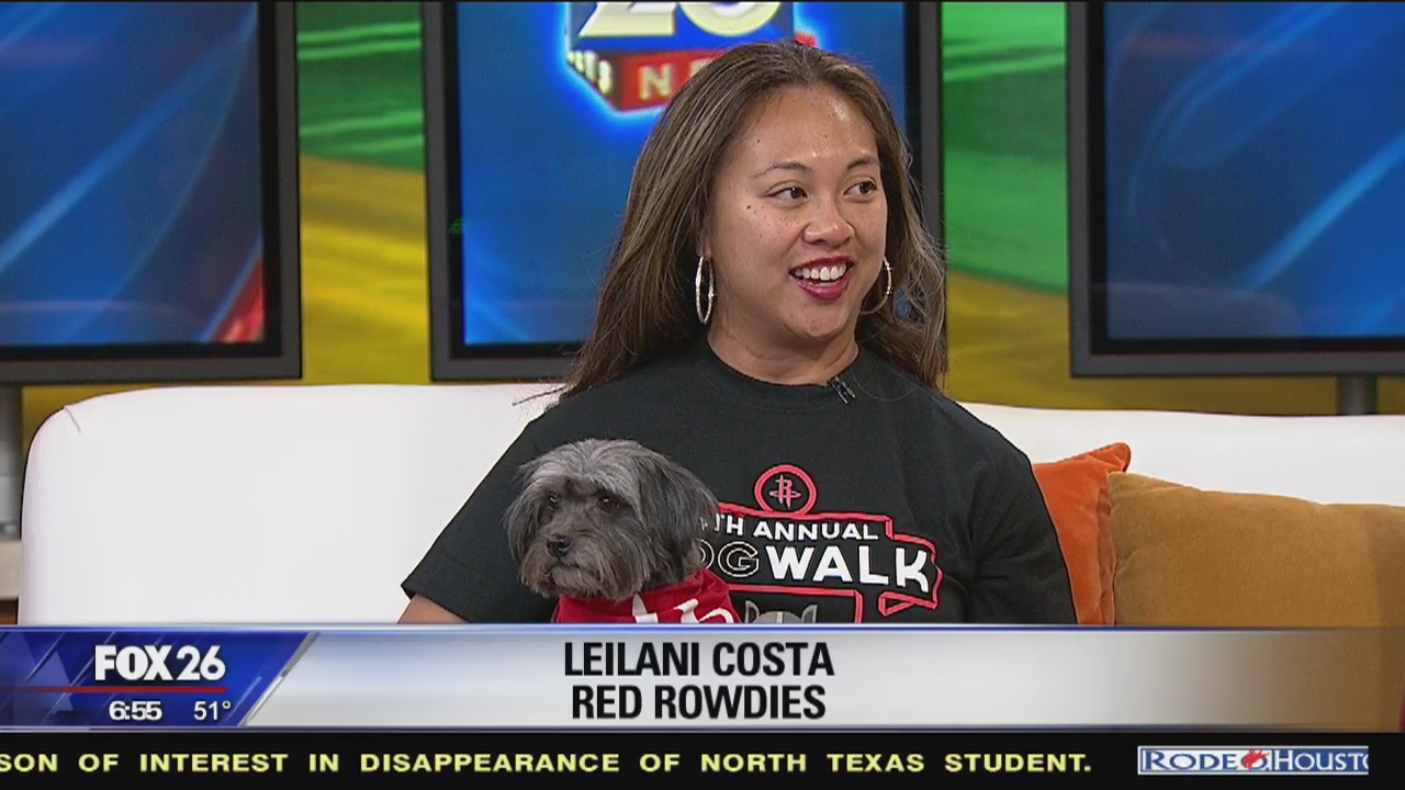 Fourth year for The Dog Walk presented by the Houston Rockets