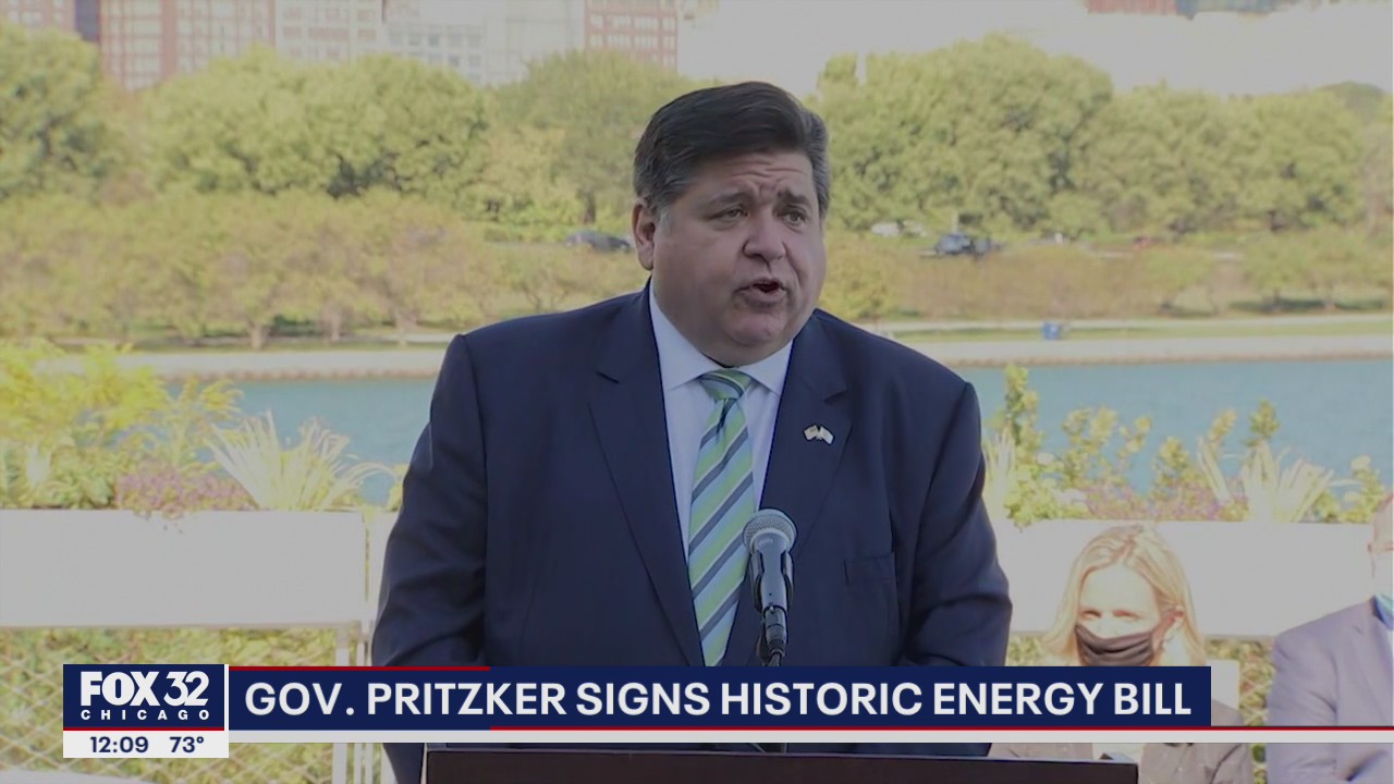 Illinois Gov. JB Pritzker signs historic energy bill